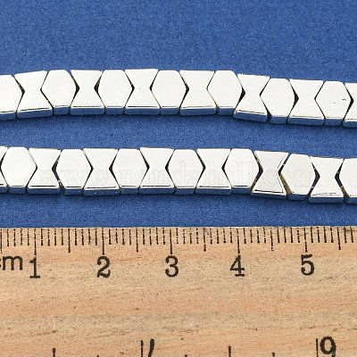 Гальванические нити из синтетических немагнитных гематитовых бусин G-C136-A01-04-1