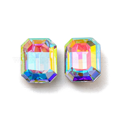 Cabochons de strass en verre&nbsp;RGLA-M017-I02-202ST-1