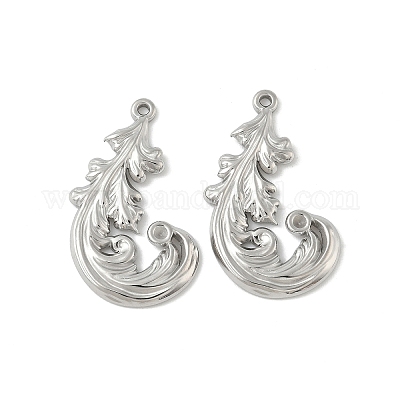 Подвески со стразами из нержавеющей стали 304 STAS-D376-09A-P-1