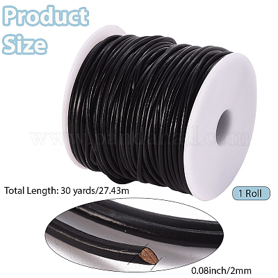 1 рулон шнура из воловьей кожи для украшений WL-CL0001-03A-01-1