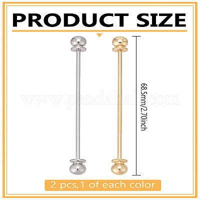 2 шт. 2-х цветные булавки для килта из сплава&nbsp;JEWB-LP0005-18B-1