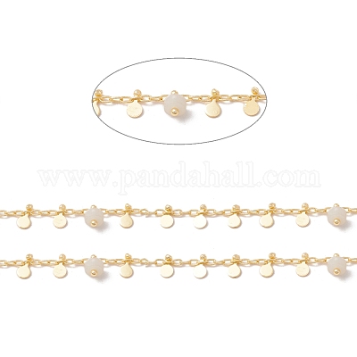 Цепочки из бисера из натурального амазонита CHC-K012-01G-05-1