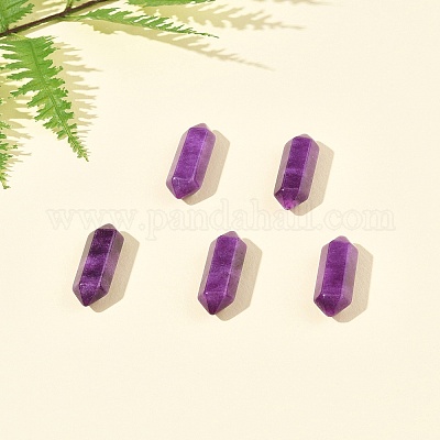 5 шт. натуральных лечебных камней с лавандовым аметистом G-FS0005-83E-1