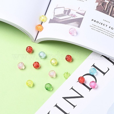 Прозрачные акриловые бусины TACR-S089-10mm-M-1