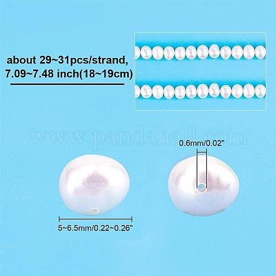 2 нить бусин из натурального культивированного пресноводного жемчуга PEAR-NB0001-23A-1