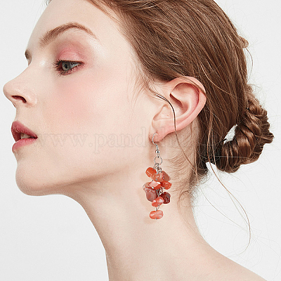 3 нить натуральных бусин сердолика&nbsp;G-BC0001-25-1