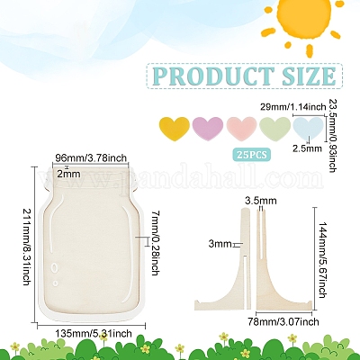 Таблица наград для детей своими руками из дерева DIY-WH0491-16B-1