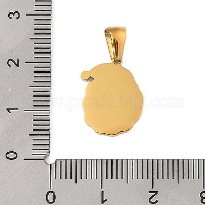 Подвески из нержавеющей стали 304 на рождественскую тематику STAS-R007-01B-G-1