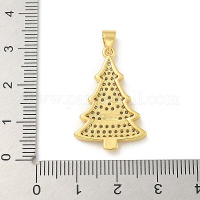 Латунные микро проложить кубического циркония подвески KK-U044-02G-01-1