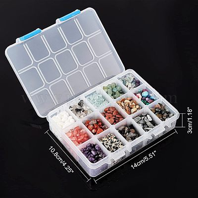 Натуральные и синтетические смешанные бусины из драгоценных камней и стеклянной крошки G-NB0002-07-1