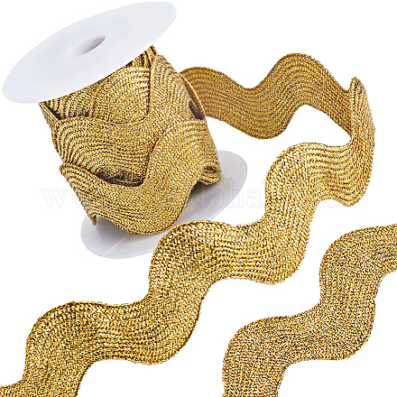 Лента из полиэстера с волнистой бахромой длиной 5 ярд. OCOR-GF0003-45B-1