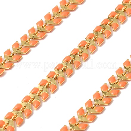 Латунные эмалевые листовые цепи CHC-F021-02G-09-1