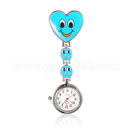 Alloy Heart Nurse Table Pocket Watches WACH-N007-02C-1