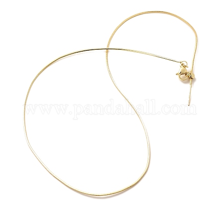 1 мм стойка покрытие латунь круглая змейка цепь регулируемый слайдер ожерелья для женщин мужчин MAK-L044-50G-1