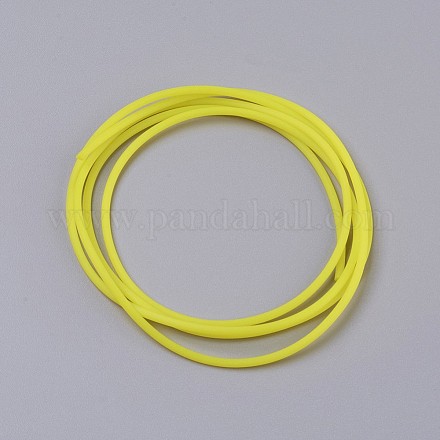Corde en caoutchouc synthétique solide tubulaire de PVC RCOR-R009-2mm-22-1