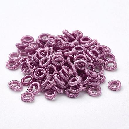 Polyester Weave Beads WOVE-N003-30-1