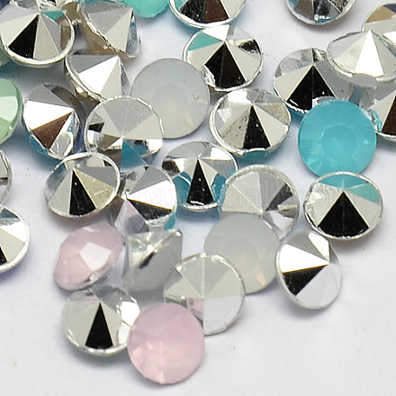 Cabochons de acrílico del Diamante de imitación de Taiwán ACRT-M002-6mm-HM-1