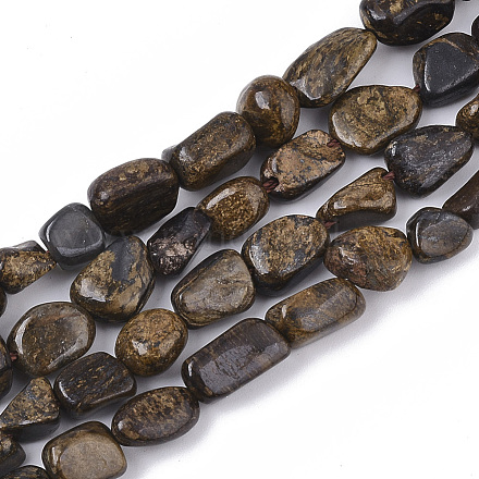 Perline bronzite naturale fili G-S363-041-1