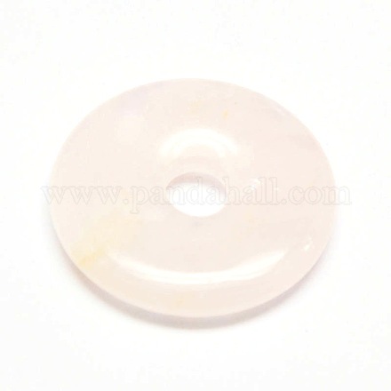 Pendenti con gemme naturali ciambella / pi disc G-L234-30mm-01-1