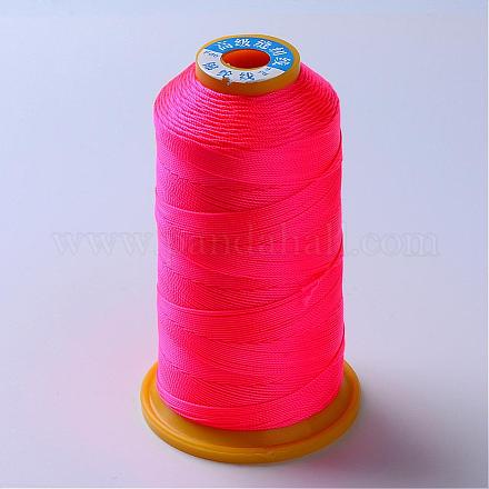 ナイロン縫糸  ショッキングピンク  0.4mm  約400m /ロール NWIR-N006-01O-0.4mm-1