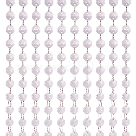 Perlenketten aus Acryl PH-CH-WH0001-01P-1