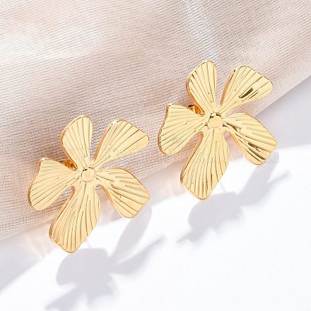 Серьги-гвоздики из нержавеющей стали 304 для женщин LS-EJEW-K306-20G-1