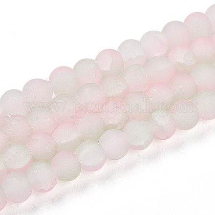 Стеклянные бусины кракле X1-GLAA-N009-6mm-01-1