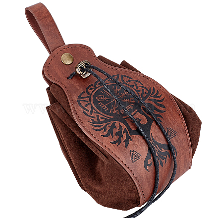 Leather Pouch Leather Bag Leather Drawstring Bags Coin 