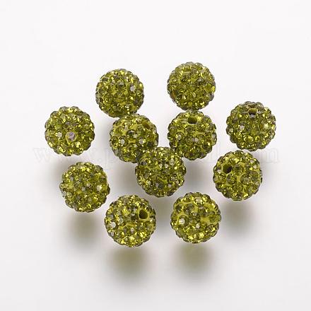 Abalorios de Diamante de imitación de arcilla polímero RB-K050-10mm-C06-1