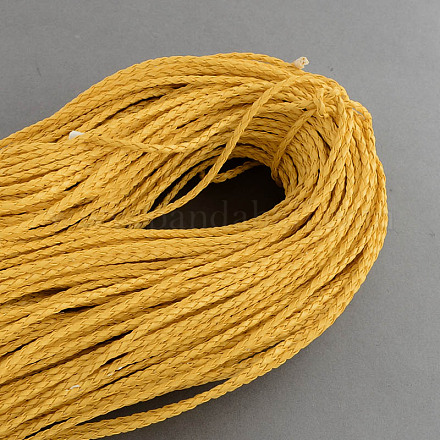 Плетеные имитация кожаные шнуры LC-S005-009-1