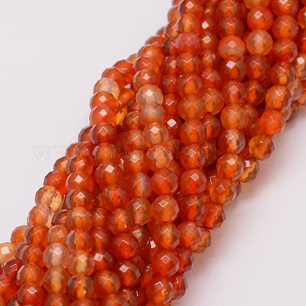 Agata naturale fili di perle X-G-G882-6mm-A03-1-1
