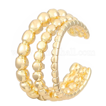 Регулируемые серьги-манжеты из сплава EJEW-V006-01A-G-1