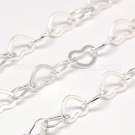 Brass Heart Link Chains CHC-L019B-38S-1