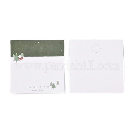 Weihnachtsthematische papierschmuck-anzeigekarten CDIS-A003-02-1