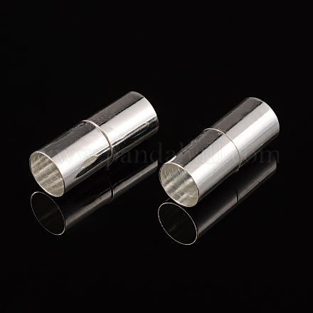 Brass Magnetic Clasps X-KK-J143-S-NF-1
