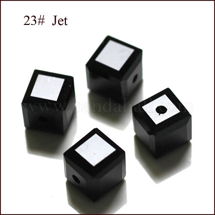 Abalorios de cristal austriaco de imitación SWAR-F074-4x4mm-23-1