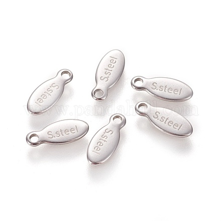 304 Stainless Steel Charms STAS-L226-015P-1