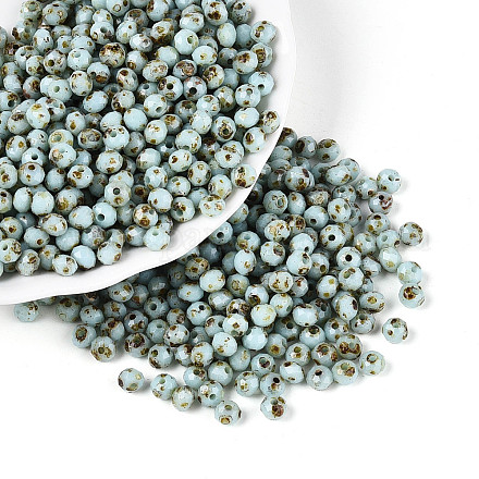 Выпечка краска стеклянные бусины SEED-N011-03B-1