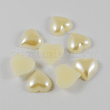 ABS Plastic Imitation Pearl Cabochons SACR-S739-4mm-Z22-1