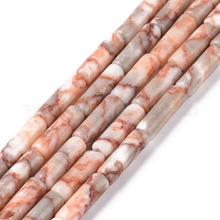 Brins de perles de netstone rouge naturel X-G-F247-51-1