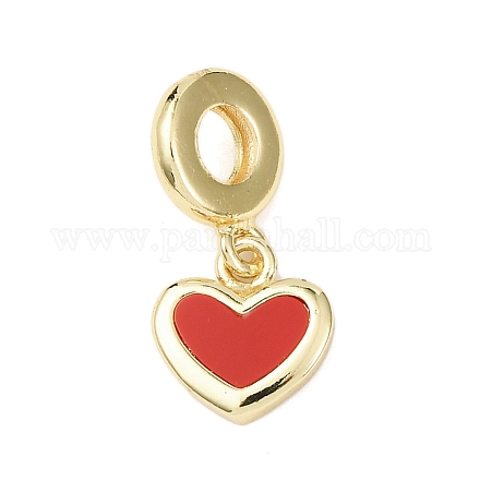 Латунные эмалированные европейские подвески с подвесками KK-B159-01G-02-1