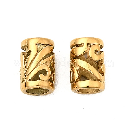 304 нержавеющая сталь европейские бусины STAS-F212-078G-1