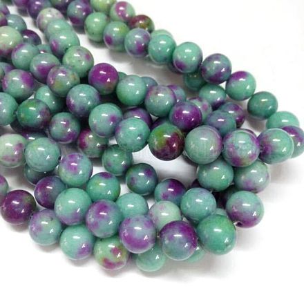 Jade Beads Strands G-D264-8mm-XH06-1