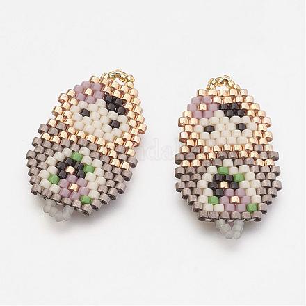 MIYUKI & TOHO Handmade Japanese Seed Beads Links SEED-G002-232-3-1
