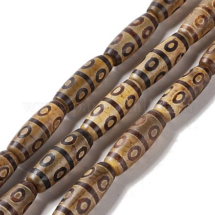 Тибетского стиля DZI бисер нитей G-A024-01P-1