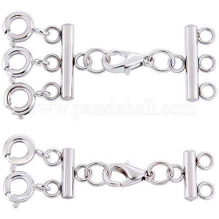 2 шт. 2 стиля удлинитель цепи из нержавеющей стали 304 STAS-BBC0008-10P-1