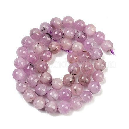 Природные кунцит бисер нитей G-L478-11-8mm-01-1