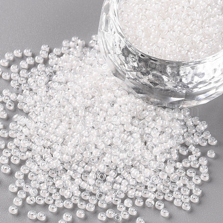 11/0 grade a perles de rocaille en verre transparent X-SEED-N001-F-238-1