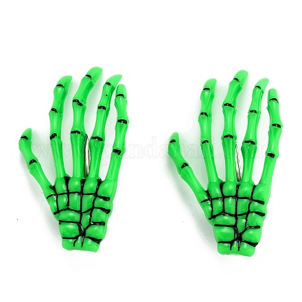 Хэллоуин скелет руки кость заколки для волос&nbsp;LS-PHAR-H063-A05-1