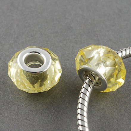 Glass European Beads GPDL-D009-2-1